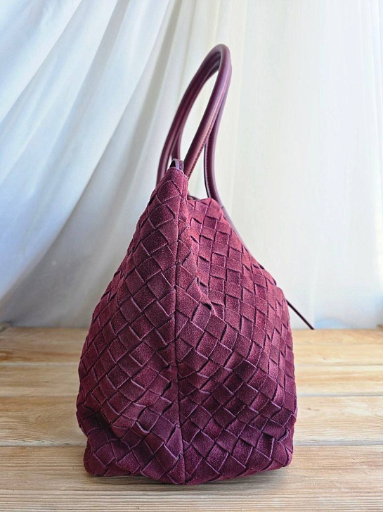 Замшевая сумка Bottega Veneta intrecciato 42x26