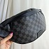 Кожаная сумка на пояс Louis Vuitton Discovery Damier Graphite