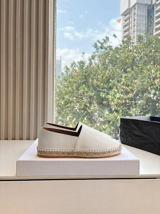Женские эспадрильи Celine Premium - White