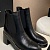 Женские кожаные сапоги Chanel premium - Black