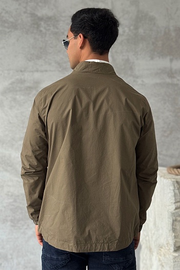 Двусторонняя ветровка Loro Piana - Brown / Black   