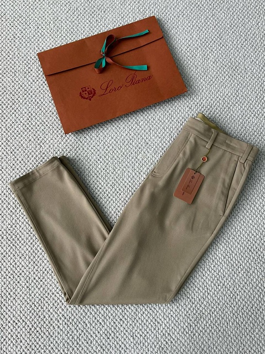 Мужские брюки Loro Piana Premium - Khaki