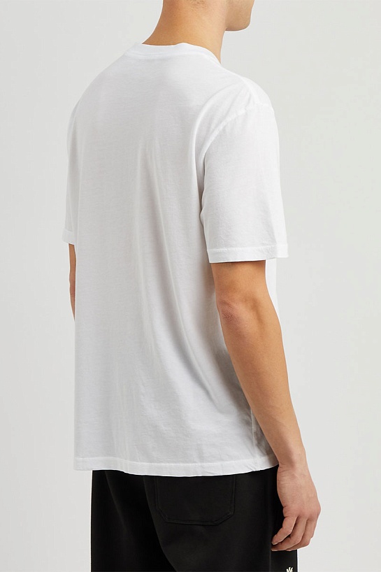 Белая футболка Amiri Dragon logo-print