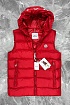 Мужской жилет Moncler красного цвета