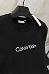 Мужская чёрная футболка Calvin Klein logo-print