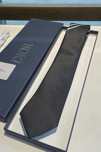 Галстук Dior Oblique premium - Black   