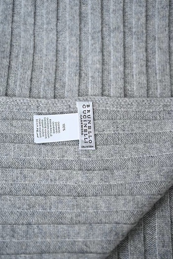Кашемировый шарф Вrunеllо Сuсinеlli premium - Light Grey   