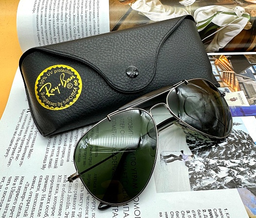 Солнцезащитные очки Ray-Ban Outdorsman - Green / Silver   