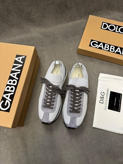 Мужские текстильные кроссовки Dolce & Gabbana    