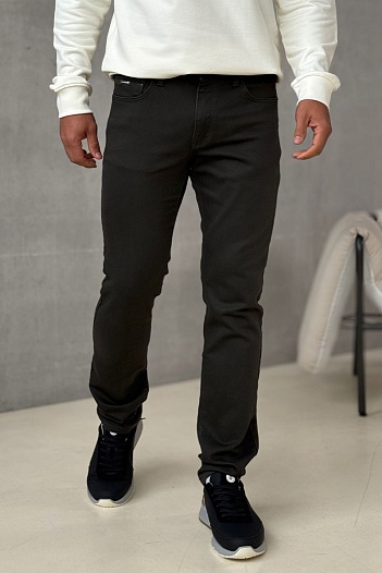 Мужские тёмно-серые джинсы Emporio Armani   