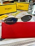 Чёрные солнцезащитные очки Fendi