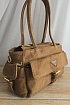 Замшевая сумка Prada 30x16 см