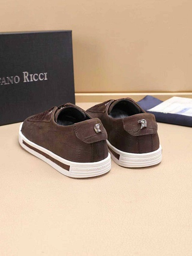 Мужские кожаные кроссовки Stefano Ricci   