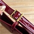Женская лакированная сумка Yves Saint Laurent le 5 a 7 25x16 см - Burgundy