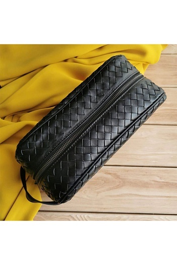 Кожаный несессер Bottega Veneta Intreccio   