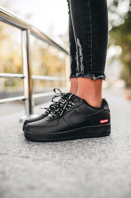 Кроссовки Supreme x Nike Air Force 1 - Black