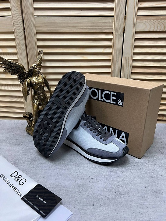 Мужские текстильные кроссовки Dolce & Gabbana