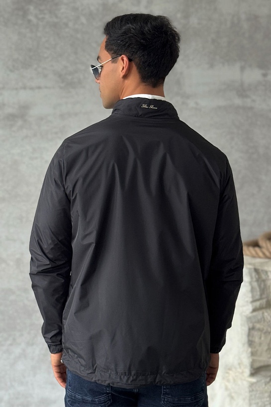 Двусторонняя ветровка Loro Piana - Brown / Black