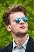 Солнцезащитные очки Ray-Ban Round Metal - Blue Mirrored