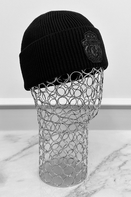 Шапка Billionaire logo-embroidered - Black