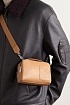 Кожаная сумка Loewe Mini Camera Crossbody 18x14 см - Brown