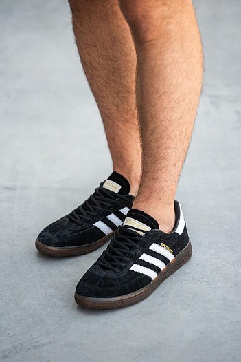 Кроссовки Adidas Handball Spezial - Black / Gum / White   
