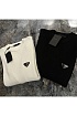 Мужской чёрный свитер Prada logo-plaque
