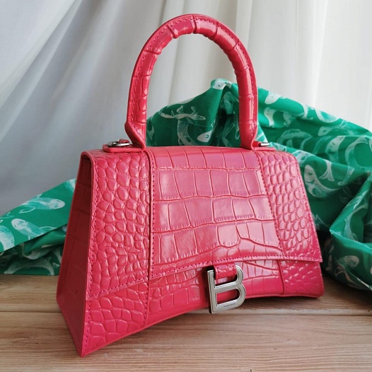 Кожаная сумка Balenciaga Hourglass S 23x14.5 см   