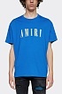 Футболка синего цвета Amiri core logo