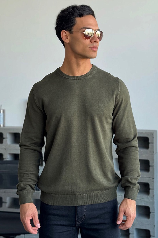 Джемпер зелёного цвета Armani Exchange