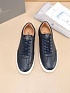 Кожаные кроссовки Brunello Cucinelli low-top - Navy