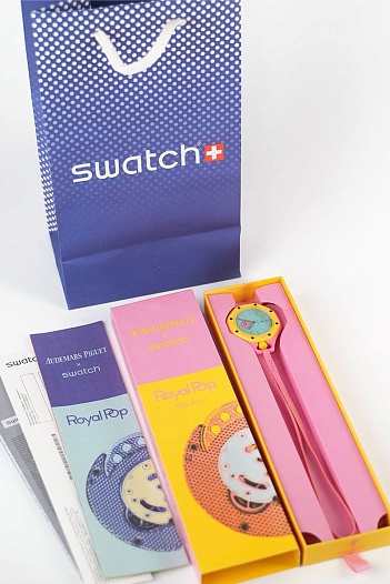 Часы Audemars Piguet × Swatch Royal Pop premium   