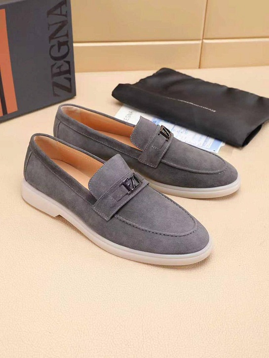 Мужские замшевые лоферы Ermenegildo Zegna