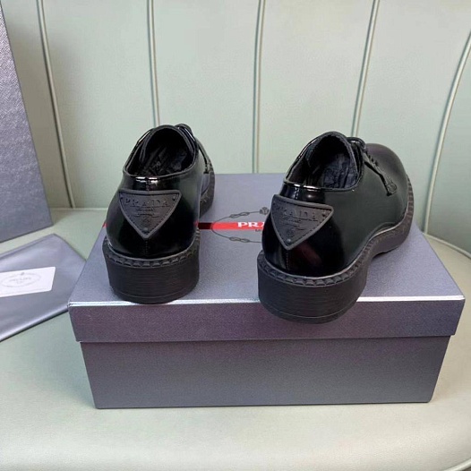 Мужские кожаные ботинки Prada Premium   