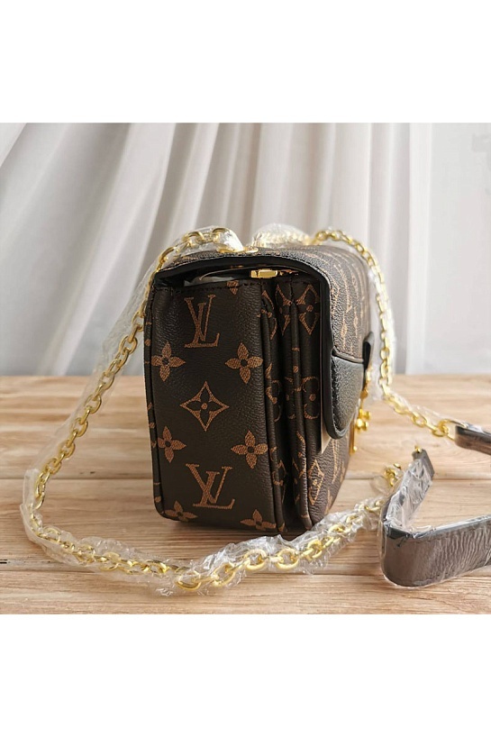 Женская кожаная сумка Louis Vuitton Marceau Monogram 25x15 см