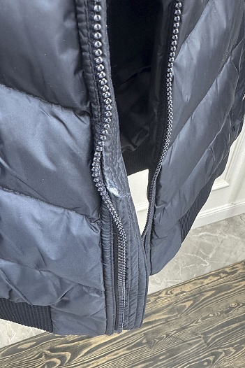 Куртка синего цвета Tommy Hilfiger logo-patch   