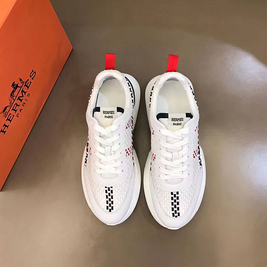 Мужские кроссовки Hermes Drift - White   