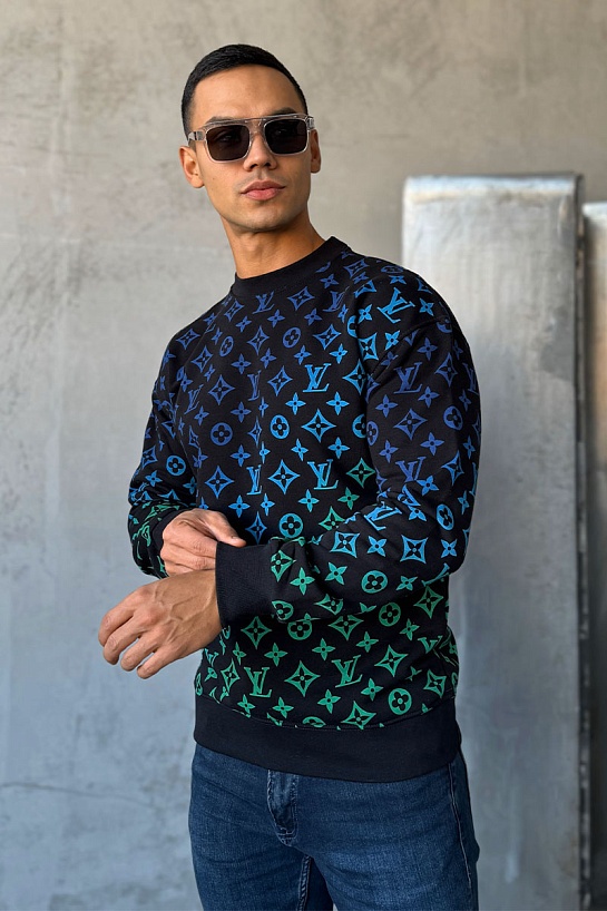 Мужской свитшот Louis Vuitton Gradient Monogram