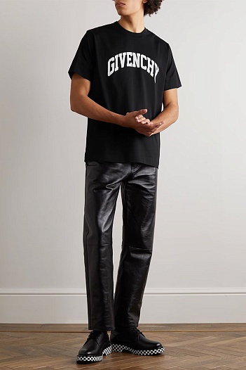 Оверсайз футболка Givenchy чёрного цвета   