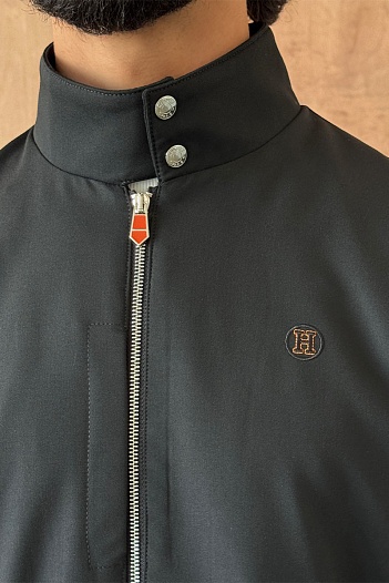 Мужская чёрная куртка Hermes   