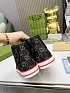 Мужские кроссовки Gucci Tennis 1977 high-top - Black