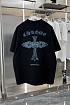 Чёрная оверсайз футболка Chrome Hearts Premium