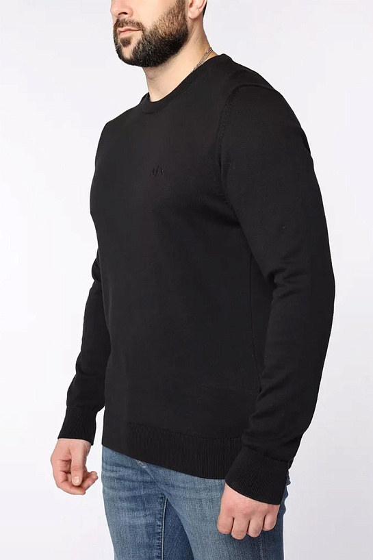 Мужская чёрная кофта Armani Exchange