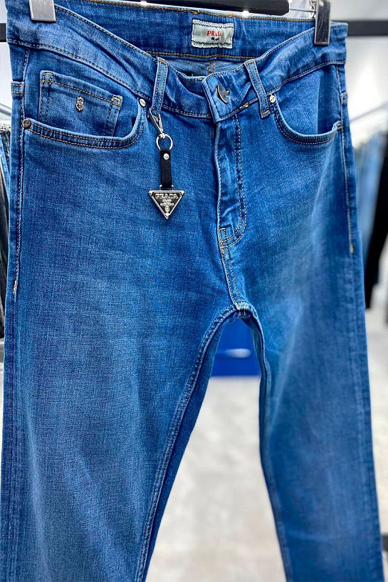 Мужские синие джинсы Prada