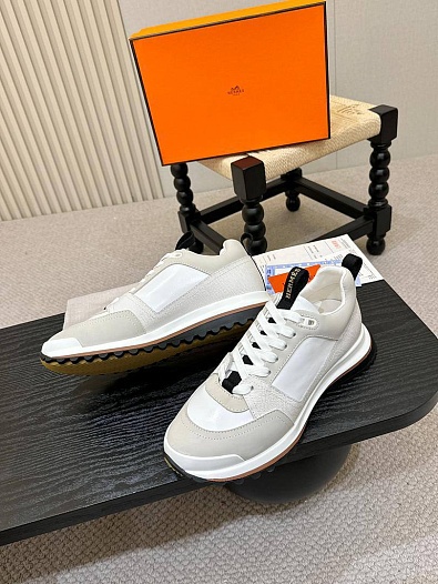 Мужские кроссовки Hermes Leader - White   