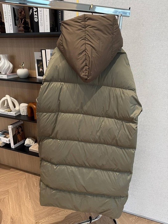 Женский пуховик с капюшоном Max Mara premium - Green