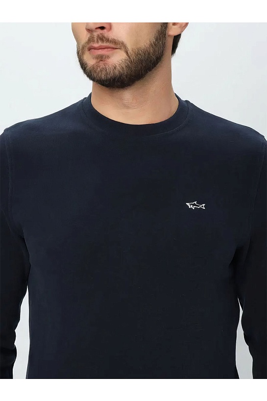 Мужской тёмно-синий свитшот Paul & Shark