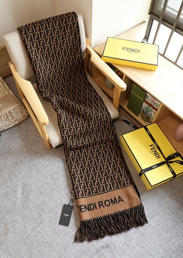 Шарф Fendi Roma premium 140x140 см   