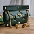 Женская сумка Valentino Roman Stud 25x14 см - Green