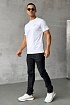 Мужская футболка Yves Saint Laurent logo-embroidered - White